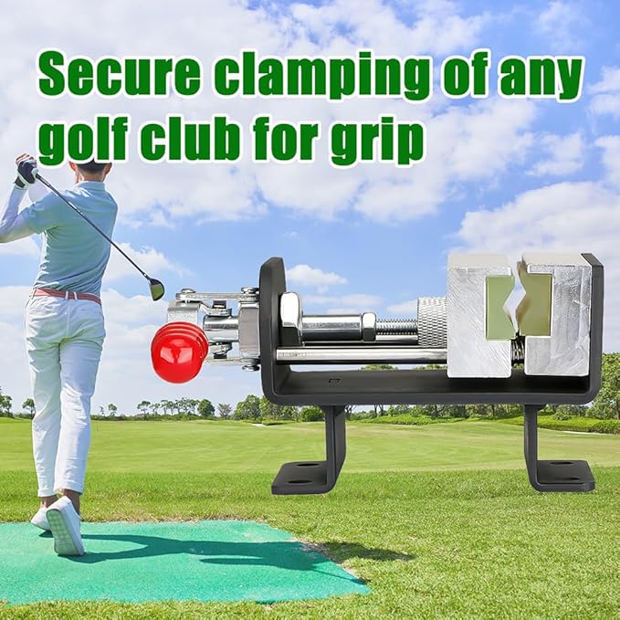 Golf Club Vise Precision Shaft and Grip Work Complete Tool for Golf Grip Replacement and Club Customization, Professional Golf Grip Replacement Accessories