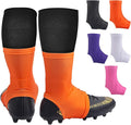 TUYUU Spats Football Cleat Covers,Youth Cleat Covers Football Keeps Dirt/Turf Debri Out,Bike Cleat Covers,Cleat Sleeves for Football Soccer Lacrosse Kids Teenagers Youths Adults.Cleat Cover