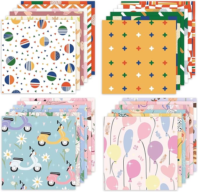 48 Sheets 24 Designs Scrapbook Paper Pad, Scrapbooking DIY Decorative - Image 6