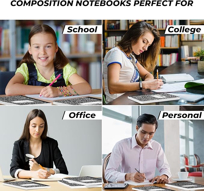 Rosmonde 1000 Pack Composition Notebooks Bulk, College Ruled, Pallet of - Image 6