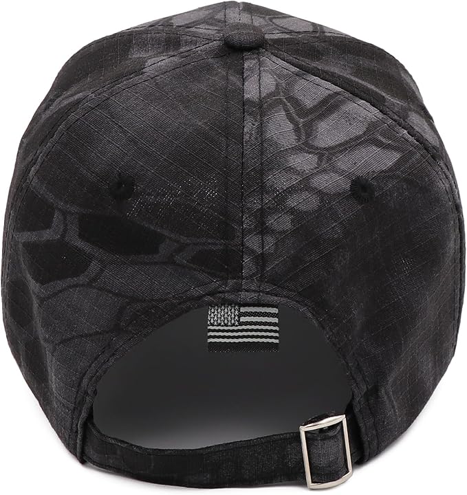 Jesus 3 Nail Cross Adjustable Baseball Cap with American Flag Hats for Men and Women Christian Gifts