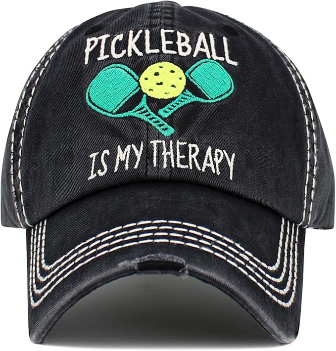 Funky Junque Distressed Vintage Baseball Cap - Embroidered Patch Women's Hat - Holiday, Lifestyle & Patriotic Designs