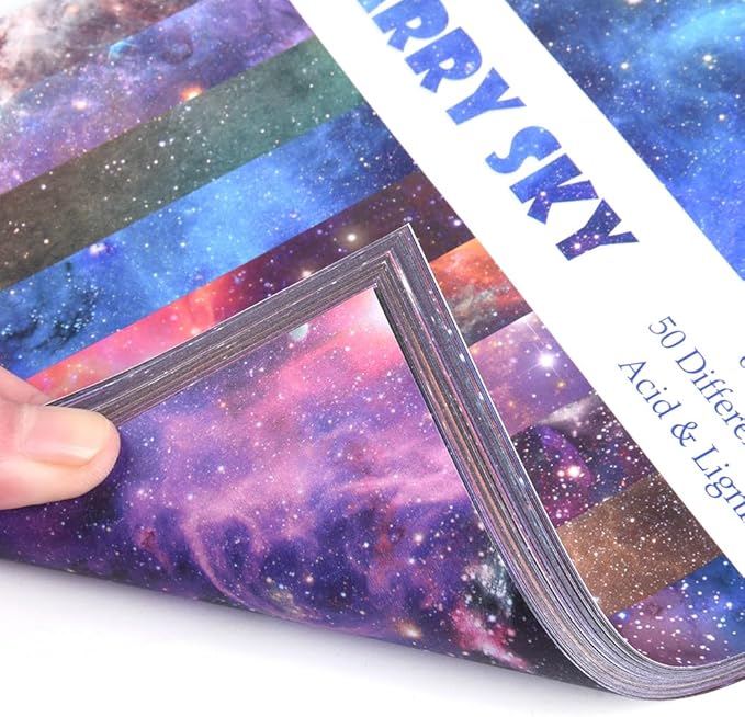 Origami Paper Kit 50 Sheets 70GSM 6 Inch Square Double Sided Color 50 Vivid - Image 7