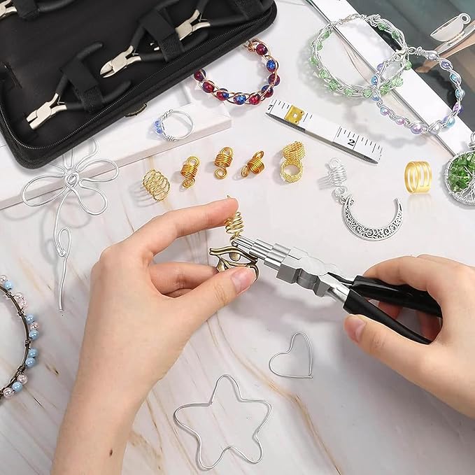 6 Pack Jewelry Pliers Set, Mini Pliers Set, Jewelry Making Include Flat - Image 8