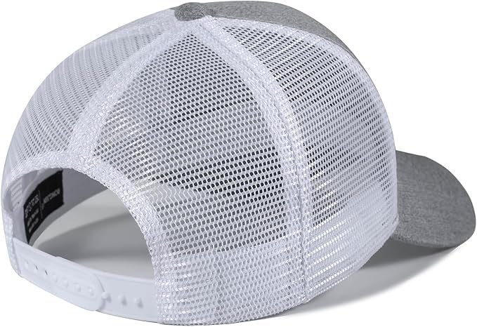 American Flag Trucker Hat - Snapback Hat, Baseball Cap for Men Women - Breathable Mesh Side, Adjustable Fit - for Casual Wear