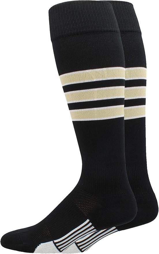 MadSportsStuff Softball Socks Baseball Socks | White & Team Colors | USA Made | Sizes for Girls, Youth Boys, Men & Women