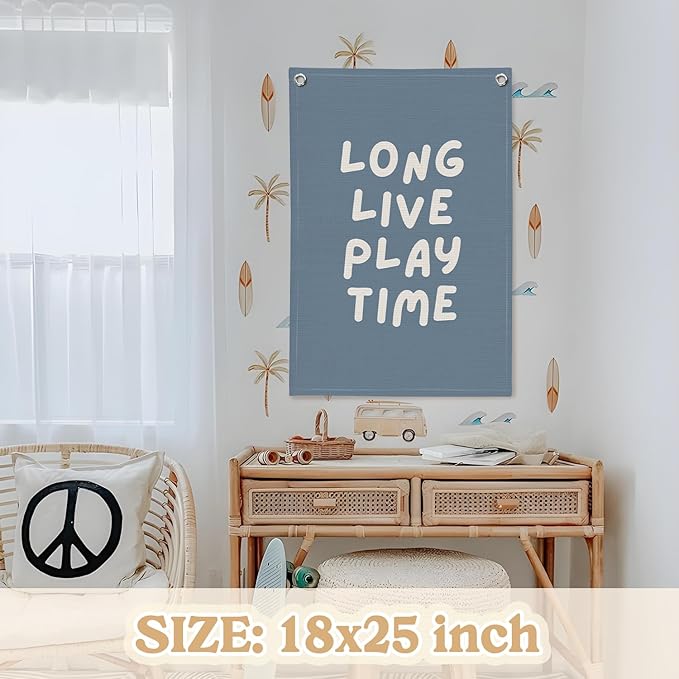 Playroom Wall Decor, Kids Boy Decor Hanging Banner - Image 2