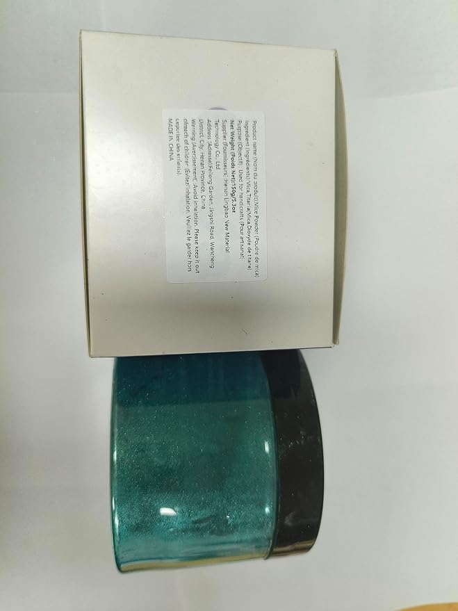 Ceya Mica Powder, 5.3oz/ 150g Pine Green Pearlescent Effect Colorant Pigment - Image 9