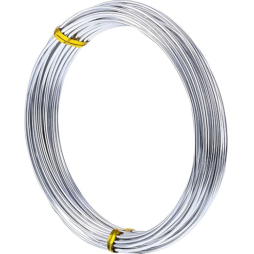 TecUnite Aluminum Craft Wire for Sculpting Armature Bendable Craft Wire for DIY by TecUnite
