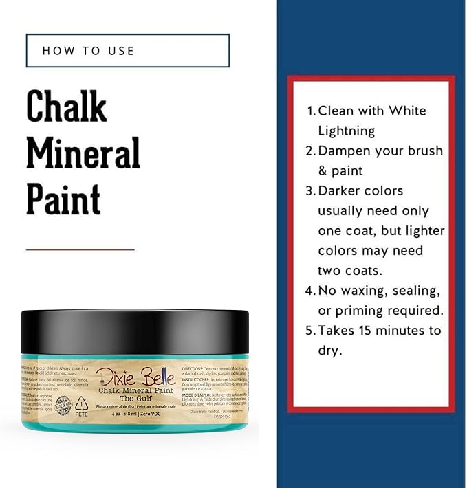 Dixie Belle Paint Company Chalk Finish Furniture Paint - Image 3