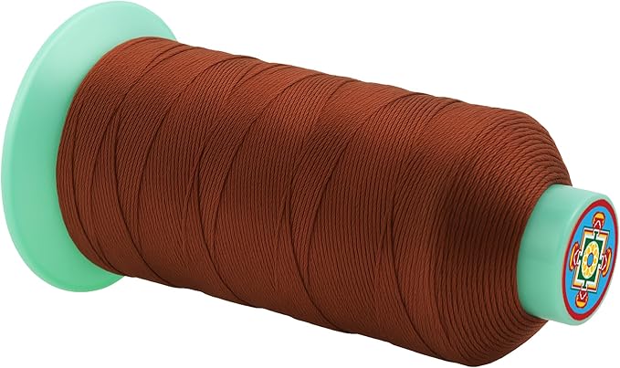 Mandala Crafts Size 277 840D T270 Bonded Nylon Thread Copper Brown Heavy Duty - Image 2