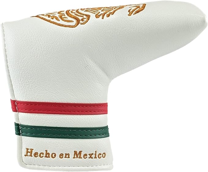 Foretra Mexico Driver Headcover Golf Club Covers Blade Mallet Putter Cover Alignment Stick Holder Hybrid Fairway Wood Head Cover Mexican Style Novelty Golf Accessories for Most Brands
