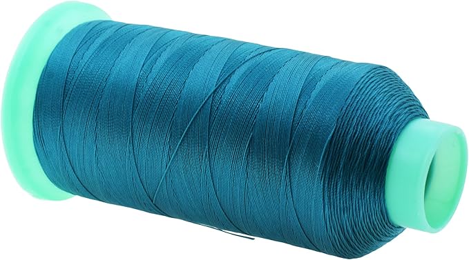 Mandala Crafts Bonded Nylon Thread Teal Heavy Duty Sewing Threads - Image 2