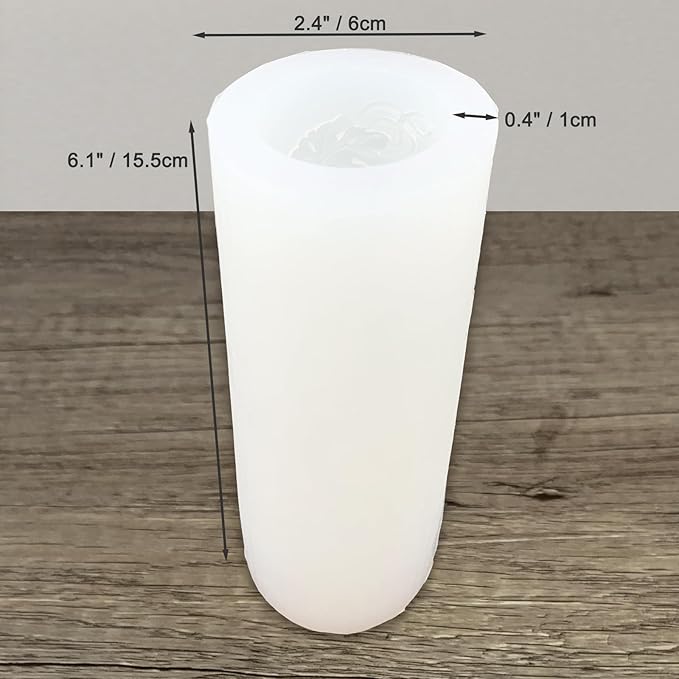 Grape Pillar Candle Molds Vintage Cylinder Thick Silicone Molds - Image 3