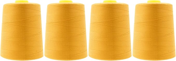 Mandala Crafts 4 Pack of Serger Threads Cones Spools by MandalaCrafts