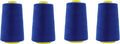 Mandala Crafts 4 Pack of Serger Threads Cones Spools by MandalaCrafts
