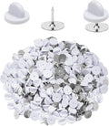 400pcs PVC Rubber Butterfly Clutch Pins Tie Tacks Blank by Heliltd