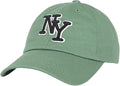NY 3D Embroidered Cotton Dad Hat – New York Baseball Cap, Adjustable Metal Buckle Strap, Unstructured Low-Profile Style