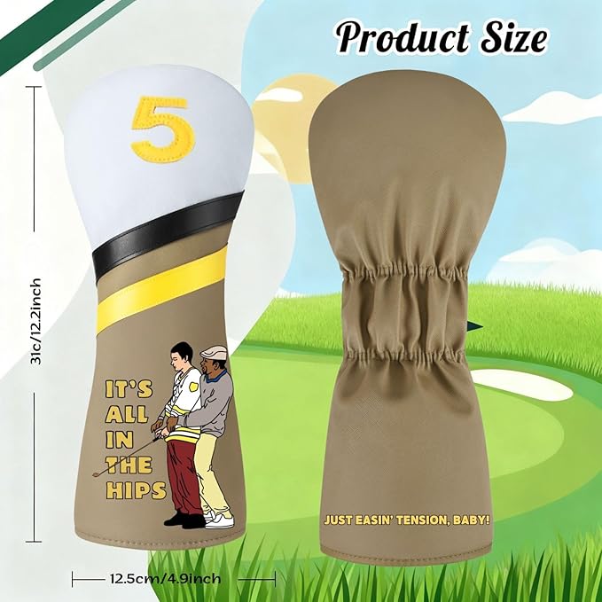 Funny Golf Putter Headcover, Perfect Golf Gift for Men and Women, Golf Accessories for Golfers