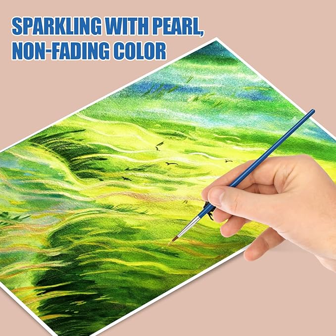 Mini Glitter Watercolor Paint Set - Image 4