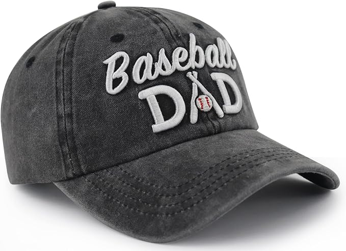 Funny Embroidered Baseball Mom Baseball Cap for Women, Adjustable Cotton Sun Hat for Mama Grandma