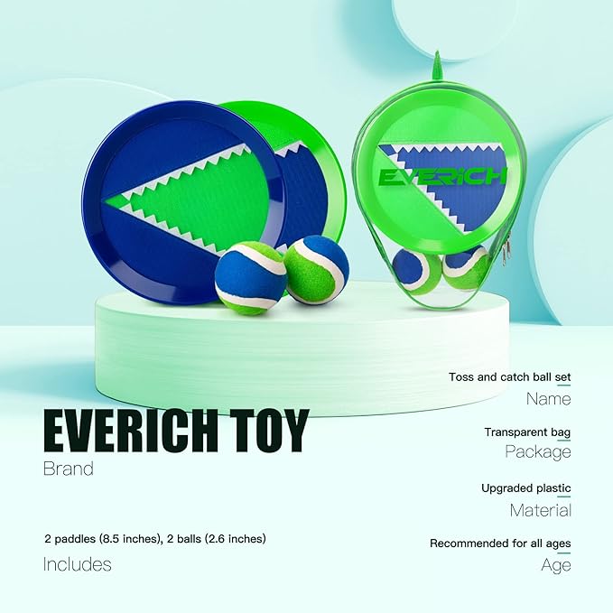 EVERICH Upgraded Toss and Catch Ball Game Set - Image 2