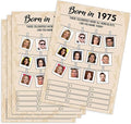 50th Birthday Party Games, Born in 1975 Games, Birthday Party Supplies by QUPT