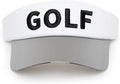 Funky Junque Women's UV 50 Adjustable Sun Visor - Golf Tennis Pickleball - Sports Themes Solid Colors Easter Pastels