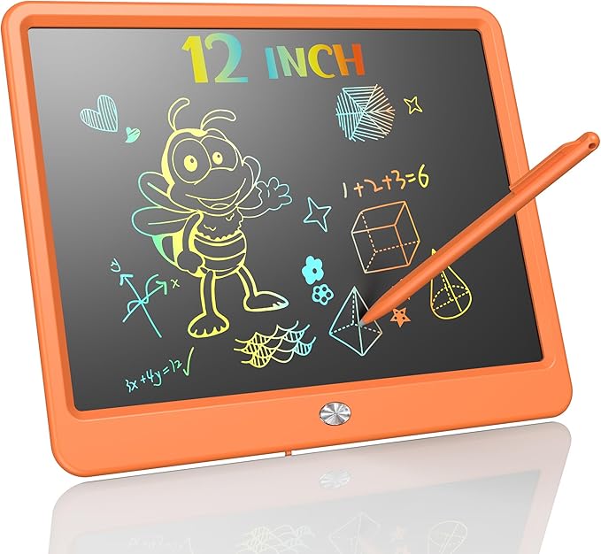 KOKODI LCD Writing Tablet, 12 Inch Colorful Toddler Doodle Board Drawing Tablet by WhereKidsLearnThroughPlay