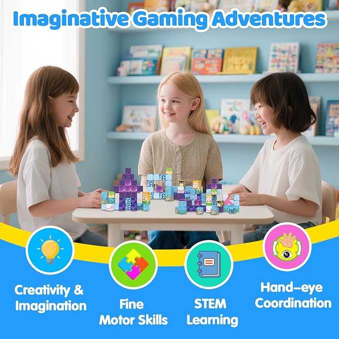 Magnetic Blocks, Stacking Magnets - Image 6