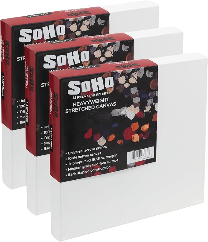 SoHo Urban Artist, 36x36 Heavyweight Stretched Cotton Canvas by SoHo+Urban+Artist
