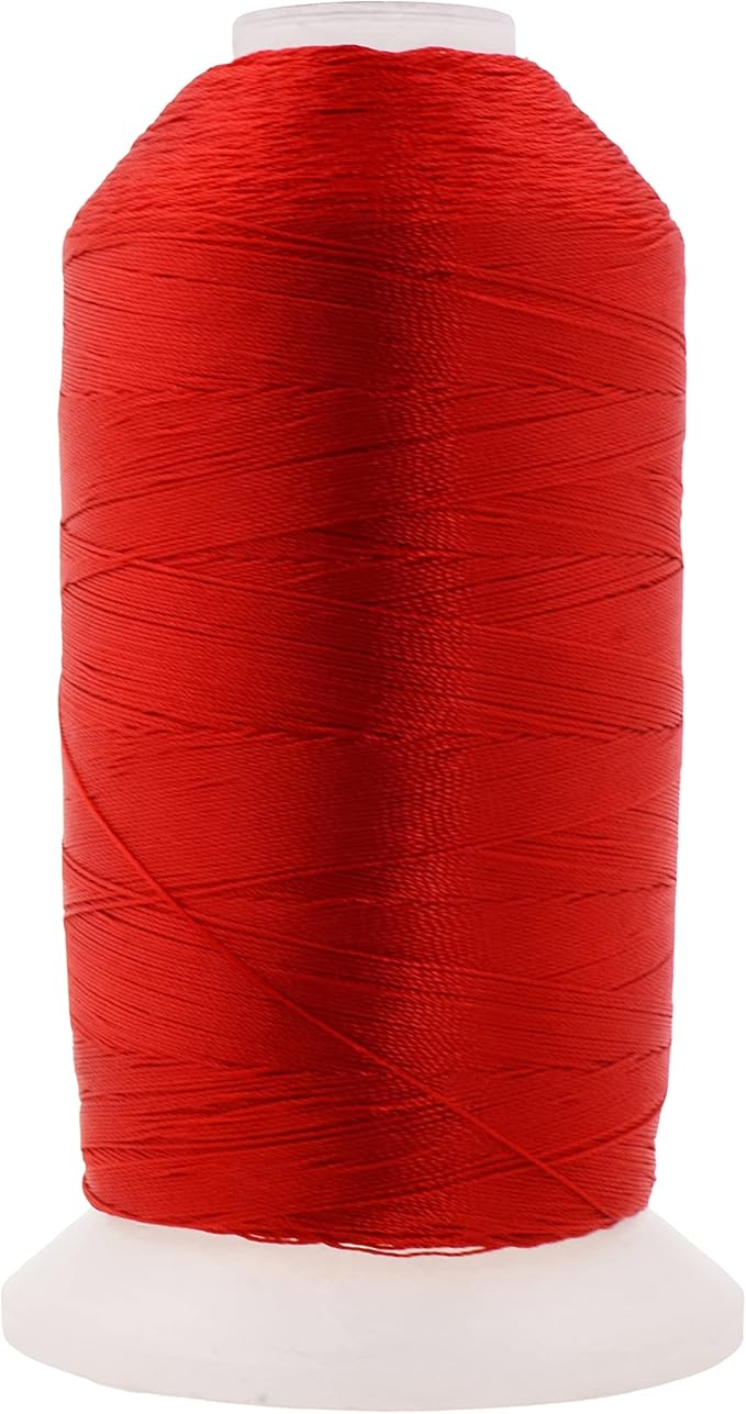Mandala Crafts Red Heavy Duty Thread -1500 Yds Tex 90 Thread by MandalaCrafts