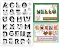 Cute Animals 26 Alphabet Clear Stamps by BEUNITONE