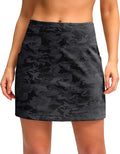 Women's Golf Skirts Skort 4 Side Pockets High Waisted Stretchy Tennis Skirt with Short Athletic Casual