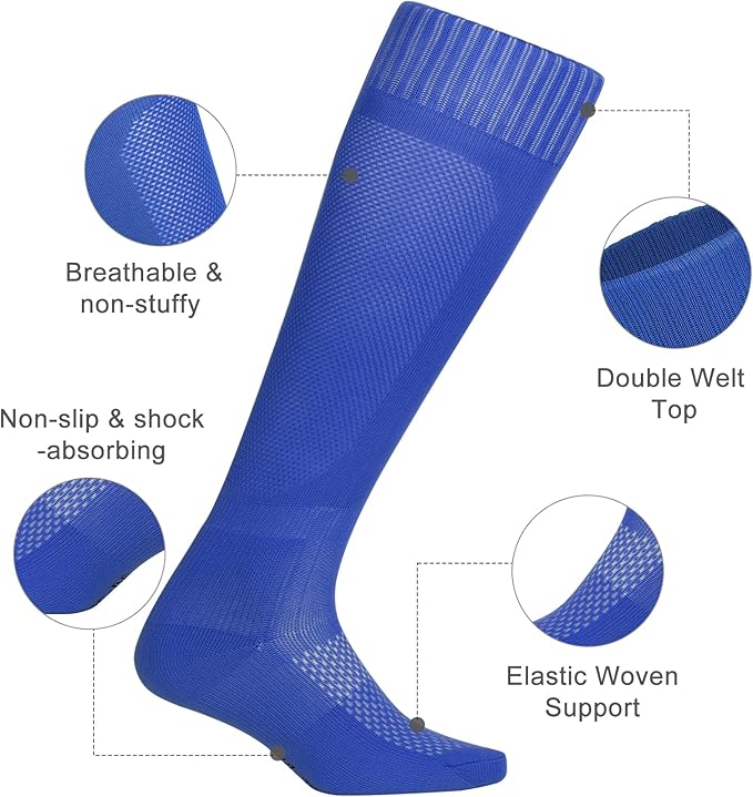 Baseball Socks and Belt Combo for Youth Adult Softball Sock Belt for Boys and Girls