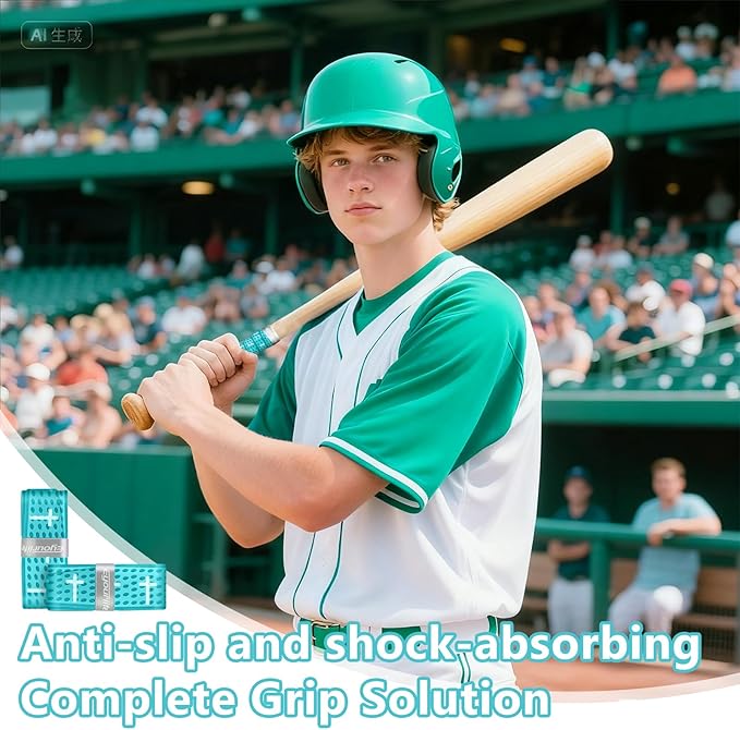 Eyourlife 2/4 Pack Baseball Bat Grip Bat Wraps for Baseball Lifestyle Softball Gifts Pro Feel Non-Slip Elite Batting Grip Tape for Bats Players