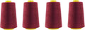 Mandala Crafts 4 Pack of Serger Threads Cones Spools by MandalaCrafts