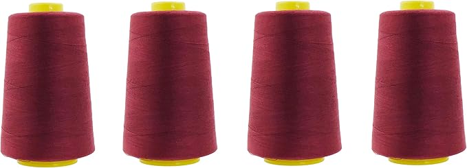 Mandala Crafts 4 Pack of Serger Threads Cones Spools by MandalaCrafts