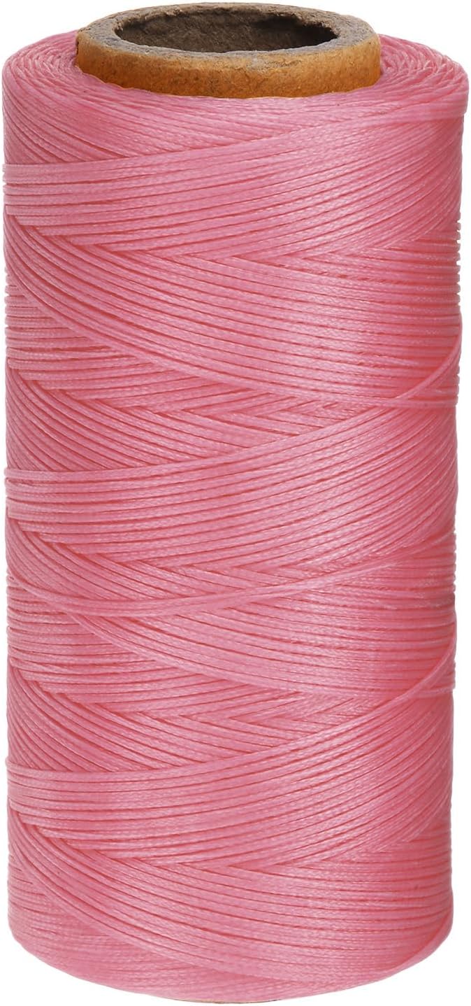 uxcell 150D 0.8mm Flat Waxed Thread 284 Yards Polyester Leather Sewing Waxed by uxcell
