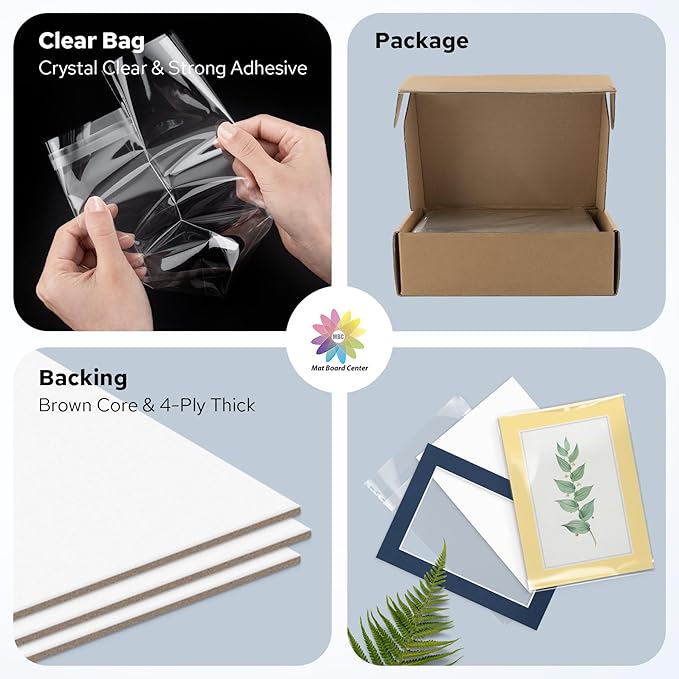 Mat Board Center, 5x7 for 4x6 Mix Color Mat Kit - Image 4