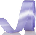 1 Inch Violet Solid Satin Ribbon, 50 Yards Craft Fabric Ribbon by YASEO