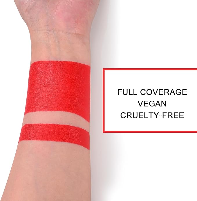 Baseball Eye Black, Anti-Glare Under Eye Sports Grease Stick for Baseball Softball Soccer Lacrosse Hockey Athletes Sports Training, Sports Eye Black Stick (Red)