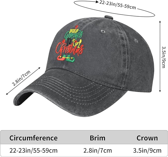 Embroidered Baseball Cap for Women Men Vintage Adjustable Washed Distressed Denim Baseball Hat