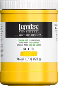 Liquitex Professional Heavy Body Acrylic Paint, 32-oz Pot, Cadmium Yellow Free by Liquitex