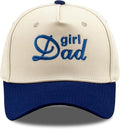Embroidered Boy Girl Dad Mom Two-Tone Baseball Cap, Classic Dad Hat for Men Women His Her, Family Theme Gift Ideas