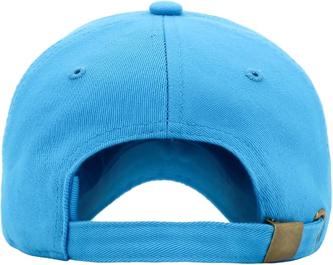 KBETHOS Classic Unisex Cotton Adjustable Low Crown Baseball Cap – Plain Dad Hat