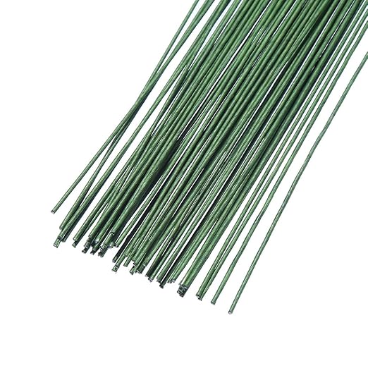 DECORA 18 Gauge Green Floral Stem Wire - Image 2