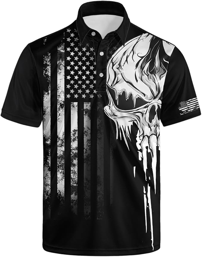 Mens Golf Shirts Golf Polo Shirts for Men Short Sleeve Polo Shirts Golf Gifts