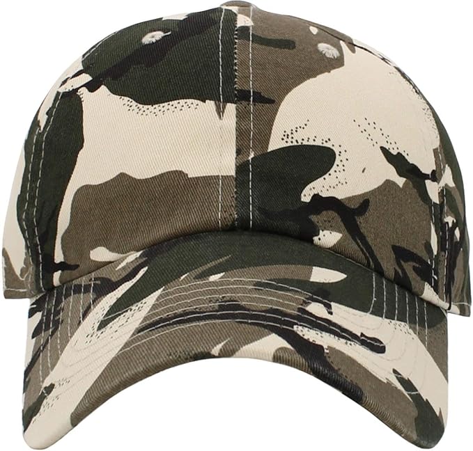 KBETHOS Classic Unisex Cotton Adjustable Low Crown Baseball Cap – Plain Dad Hat