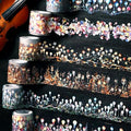 6 Rolls Holographic PET Tape Stickers by Unknown